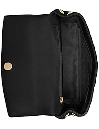 Michael Kors Ava pequeña asa superior acolchada Satchel Crema de piel acolchada   Gold