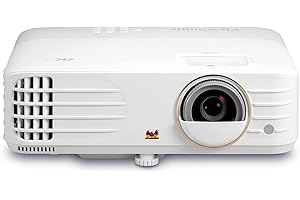 ViewSonic (PX748-4K) 4K UHD Projector with 4000 Lumens 240 Hz 4.2ms HDR Support Auto Keystone Dual HDMI and USB-C for Home Theater Day and Night, Stream Netflix with Dongle, White