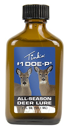 TINK'S 1 Doe-P Non Estrous Deer Lure Spray Bottle All Season Deer Attractant Scent Lure, 100% Natural Deer Urine, Hunting Accessories, Easy Application