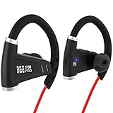 All-New 2019 Bluetooth Headphones w/ 12+ Hours Battery - Best Workout Wireless Sport Earphones w/Mic - IPX7 Waterproof Music Earbuds for Gym Running