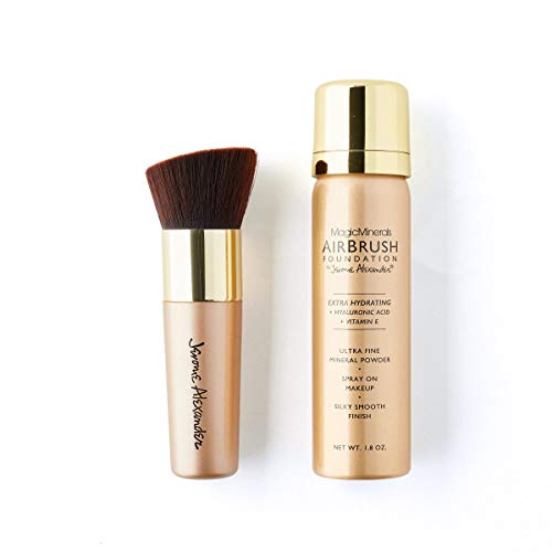 MagicMinerals AirBrush Foundation by Jerome Alexander 2pc Set with Airbrush Foundation and