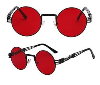 The Bad and Boujee's Two Sunglasses Round Metal Steampunk