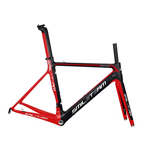 Smileteam 2018 New Aero Carbon Break Wind Bicycle Frame Di2 & Mechanical Racing Bike Carbon Road Frameset For Carbon Road Bike