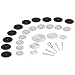 Populo High Performance Rotary Tool Kit with 107 Accessories, 3 Attachments, Variable Speed, Flex Shaft and Universal Collet for Abrasive, Polish, Cutting, Engraving, Drilling and Crafting DIY Project primary