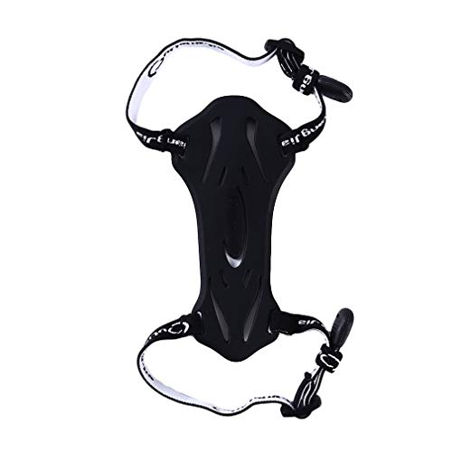 SOURBAN Rubber Arm Guard Shooting Hunting Practice Forearm Protective Gears,black