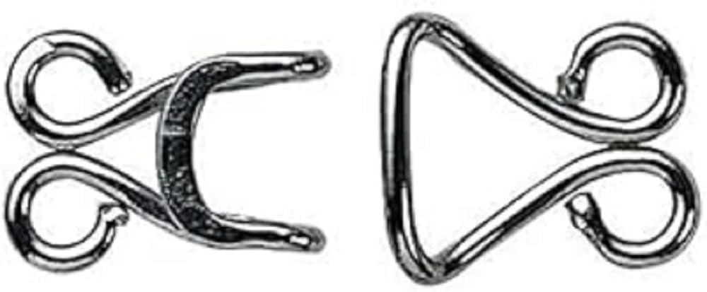 Prym - Prym Silver Hooks and Eyes (Size - No.13) for Corsets - 1 Unit