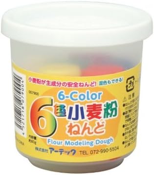 Amazon 6色小麦粉ねんど まとめ買い 5個 おもちゃ雑貨 おもちゃ