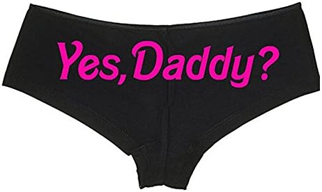 Lanlun cute personalised yes daddy lingerie with baby girl, daddy's girl (Red ,L)