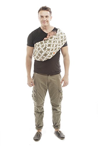 Rockin' Baby Dancing Berfoot Pouch, Beige/Black/White, Small/Medium