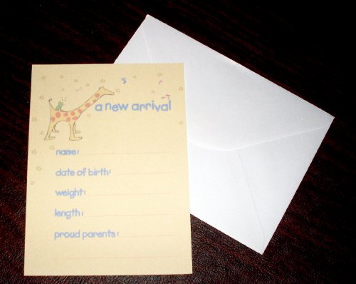 Baby Birth Announcement Cards - Real Love, Sketches By John Lennon