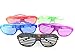 Lvnv Toys@ Kids/Adult Flashing LED Multi Color 'Slotted Shutter' Light Up Show Party Favor Toy Glasses (Colors May Vary)