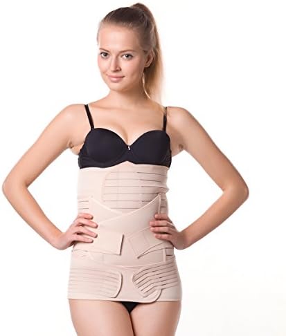 Angelife Adjustable Elastic Abdominal Binder Postpartum Belly Waist Belt Maternity Support 3 Set
