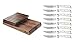Cangshan S1 Series 60621 German Steel Forged 8-Piece Steak Knife Set with Solid Walnut Wood Block, 5-Inch Blade