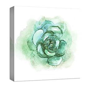 Canvas Wall Art Beautiful Cactus Painting Artwork for Home Prints Framed - 12x12 inches