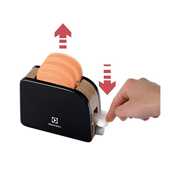 Theo Klein 7404 Electrolux Küchen-Set, Holz | Hochwertiges Kinder-Küchsenset bestehend aus Kaffeemaschine, Mixer und Toaster | Zubehör für Spiel-Küchen | Spielzeug für Kinder ab 3 Jahren – Bild 6