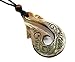 Swimmi Hand Carved Mother of Pearl Shell Tribal Maori Fish Hook 16 to 32 inch Adjustable Cord Necklace FA021-L
