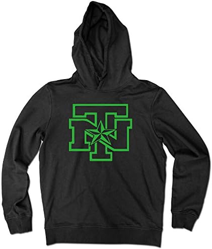 Soft &amp; Comfy University Of North Texas Star Hooded Shirt Pullover Boy With Drawstring