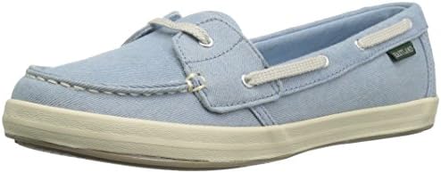 Eastland Women's Skip Boat Shoe, Light Blue, 6.5 M US