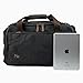 Travel Duffel Bags for Men Canvas Weekend Carry-on Luggage Tote Bag (Black)