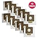 Crucial Vacuum Replacement Vac Bags - Compatible With Dirt Devil Part # AD10030, 304235002, 304235001, 3-04235-00 & 83-2450-06 - Dirt Devil Type O Bags Fit Tattoo Canister Vacuums - For Home (12 Pack)