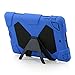 ACEGUARDER Apple Ipad Mini 2 Mini 1&2 Case Waterproof Rainproof Shockproof Kids Proof Case for Ipad Mini 2 Mini 1&2(Gifts Outdoor Carabiner + Whistle + Handwritten Touch Pen) (BLUE)