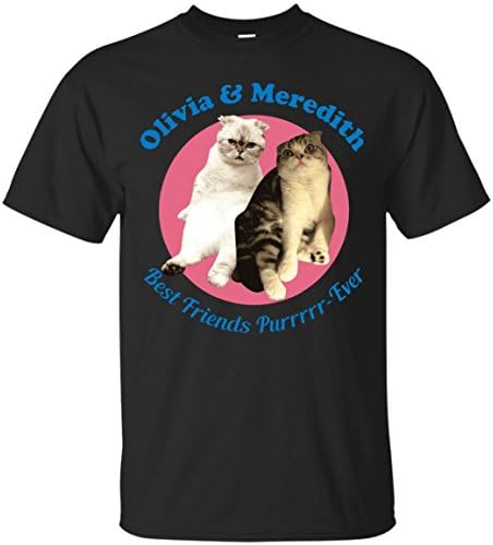 Original Olivia & Meredith Best Friends Pur Ever Swift Friends Cats T-Shirt