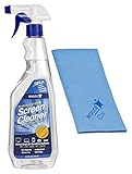 ROGGE Screen Cleaner Kit - Streak-Free, Antibacterial, Antistatic - For all Phone, TV, Computer, Touch Screens, ... - 750ml Cleaning Spray + XL Microfiber Cloth