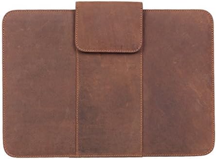 Genuine Leather Parker 13" Macbook Sleeve, by Zoomlite (Camel)