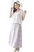 Bearsland Women's Long Style Nursing Breastfeeding Dress