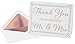 Wedding Thank You Cards 20 Pack - Rose Gold Foil Embossed 