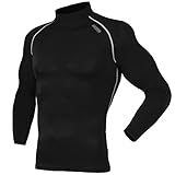 DRSKIN Compression Cool Dry Sports Tights Shirt Baselayer Running Leggings Yoga Rashguard Men (SB011, M)