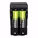 FTXJ 4PC Rechargeable 5800mAh Li-ion 18650 3.7V Battery + 1PC Charger