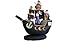 Halloween Inflatable Skeletons & Ghosts on Pirate Ship