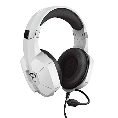 Trust-Gaming-Cascos-PS4-PS5-GXT-323W-Carus-Auriculares-Gamer-con-Microfono-Flexible-Cable-de-12-m-para-Playstation-4-5-Blanco
