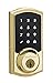 Kwikset 99150-001 SmartCode 915 Touchscreen Electronic UL Deadbolt with Smart Key, Polished Brass