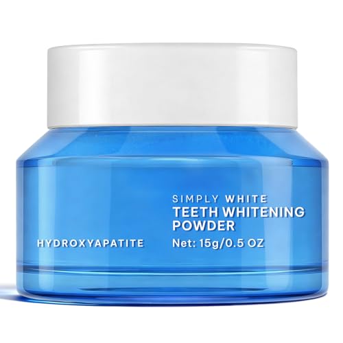 Enamel-Safe Teeth Whitening Powder - Hydroxyapatite - Gentle on Teeth - No Sensitivity Formula - Removes Stains - Long-Lasting Freshness - Breath Freshening Whitening Powder- 15g