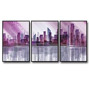 Framed for Living Room Bedroom Nordic Style for x3 Panels