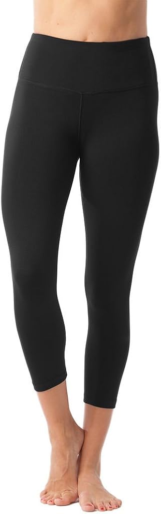 90 Degree By Reflex – High Waist Tummy Control Shapewear – Power Flex Capri: Clothing