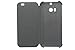 HTC Dot View Case for HTC One (M8) - Retail Packaging (D-Gray)
