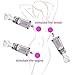 VENNATAO US 3 PCS Game B~rêást N~ípplé Sucker C-lítóris Massager Female N~ípplé Clamps P-úmp B~rêást Enlarger V-íbrating for Women