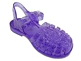 Chatties Toddler Girls Fisherman Jelly Sandals with Glitter - Assorted Colors
