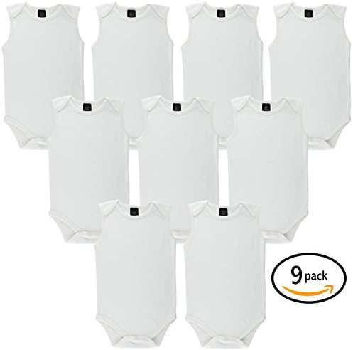 Baby Soft Natural Cotton White Undershirts Bodysuits