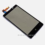 New Original Black Touch Screen Digitizer Glass with Frame For Nokia Lumia 820+tools