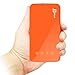 Portable battery, JETech 5,000mAh 2-Output Portable External Power Bank Battery Charger Pack for iPhone 6/5/4, iPad, iPod, Samsung Devices, Smart Phones, Tablet PCs (Orange) - 0759