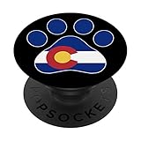 COLORADO DOG PAW PRINT PAWLORADO STATE FLAG GIFT