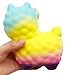 Ouflow Jumbo Squishy Slow Rising Sheep Kawaii Lamb Cream Scented Soft Animal Squishies Toys(Colorful)