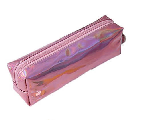 Marchome hologram pu leather pen bag pouch stationary c…