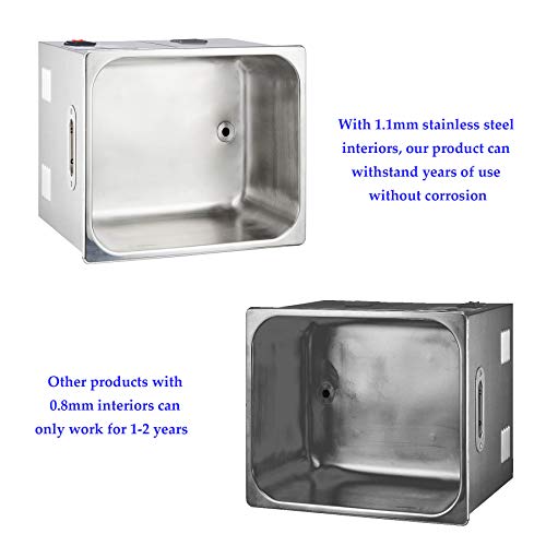 10L Ultrasonic Cleaner with Digital Timer & Heater, Professional Ultrasound Jewelry Cleaning Machine for Parts Denture Ring Watch