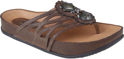 Kalso Earth Women's Rhyme Thong Sandal,Almond,6 M US