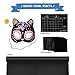 VersaChalk Vinyl Chalkboard Sheets 12 x 12-inch - Vinyl Chalkboard Sheets for Cricut, Xyron, Pazzles, Silhouette, Robo Craft, Decals, Printers, Stickers, Banners, Signs. (20 Pack)